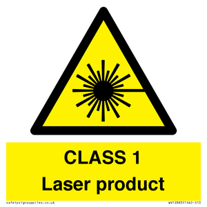 CLASS 1 Laser product